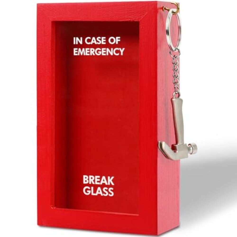 Funny‎ Gift Emergency Box w/Hammer